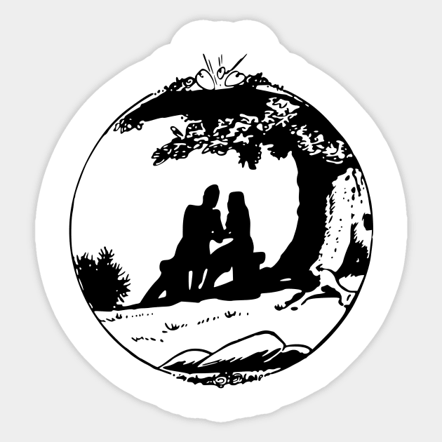 couple Sticker by scdesigns